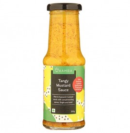 Aamra Tangy Mustard Sauce   Glass Bottle  220 grams